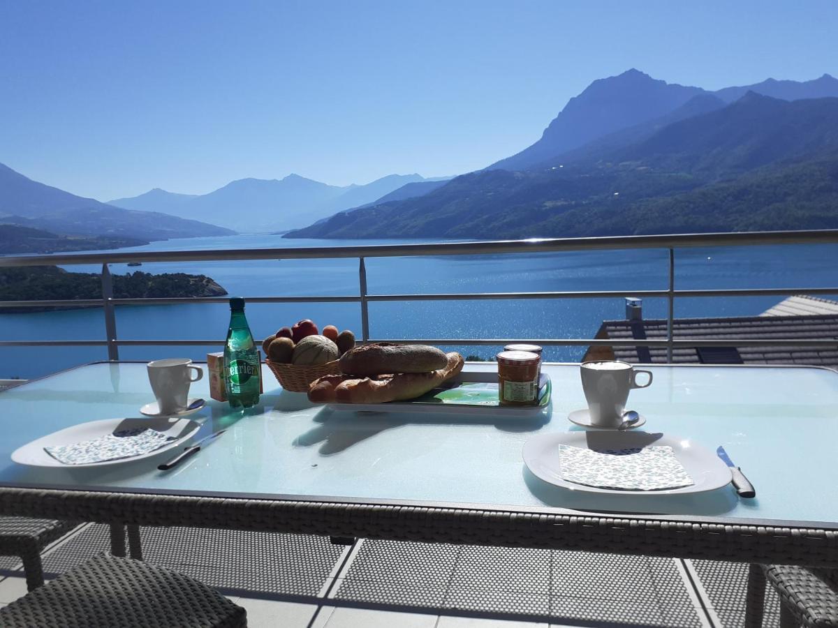 Vaste Appartement 3 Chambres - Vue Exceptionnelle Chorges Luaran gambar