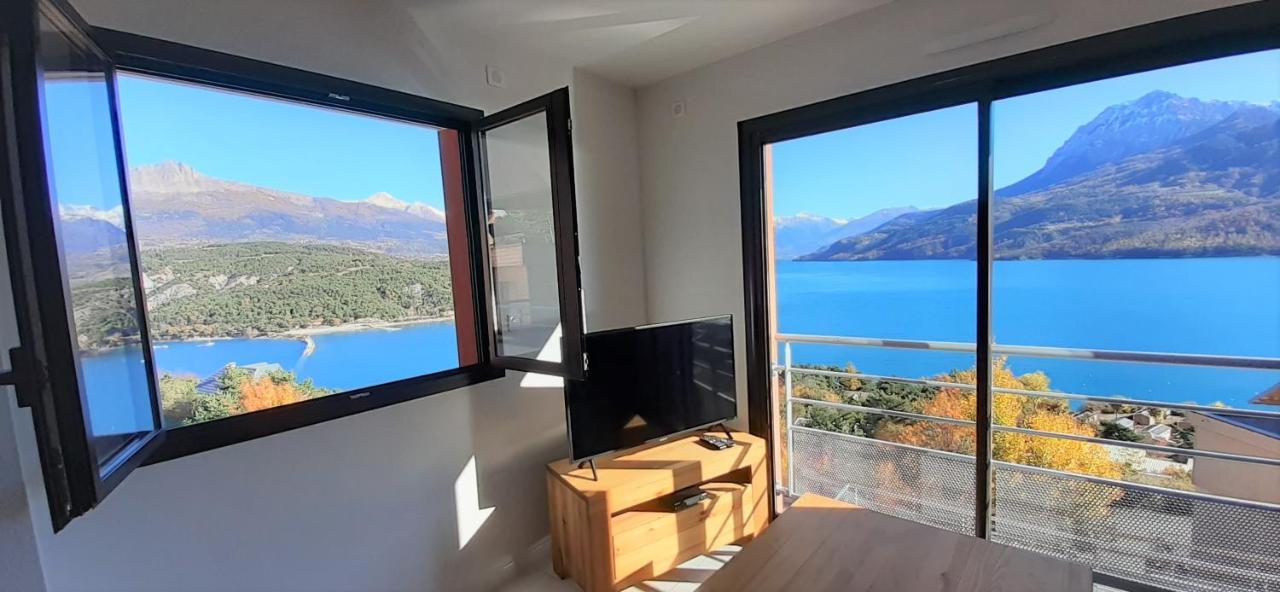 Vaste Appartement 3 Chambres - Vue Exceptionnelle Chorges Luaran gambar