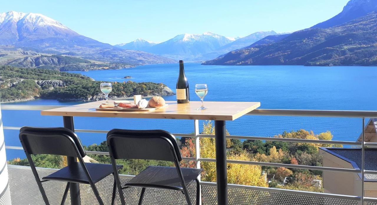 Vaste Appartement 3 Chambres - Vue Exceptionnelle Chorges Luaran gambar